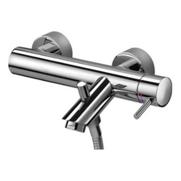 Paffoni - Μπαταρία μπανιέρας LIGHT γυαλιστερό χρώμιο