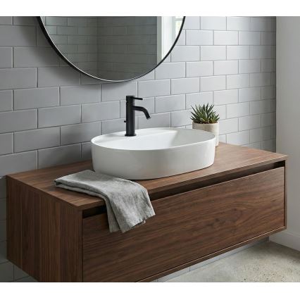 Paffoni - Μπαταρία νιπτήρα LIGHT μαύρη