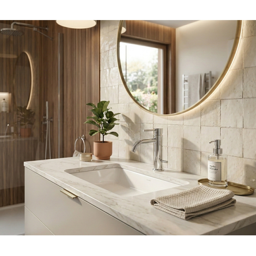 Paffoni - Μπαταρία νιπτήρα + σετ αποχέτευσης LIGHT, γυαλιστερό χρώμιο