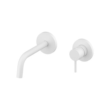 Paffoni - Μπαταρία νιπτήρα για εντοιχισμένη εγκατάσταση LIGHT ματ λευκή