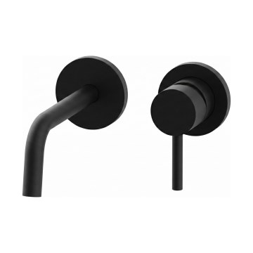 Paffoni - Μπαταρία νιπτήρα για εντοιχιζόμενη εγκατάσταση LIGHT μαύρη