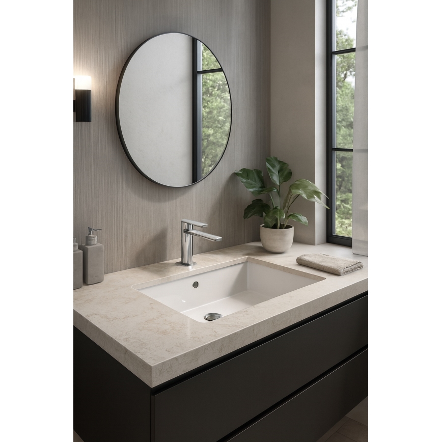 Paffoni - Μπαταρία νιπτήρα + βαλβίδα αποχέτευσης TANGO ματ χρώμιο