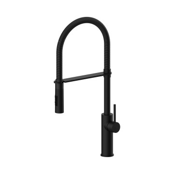 Paffoni - Μπαταρία νεροχύτη με αποσπώμενο ψεκαστήρα LIGHT 52,5 cm γυαλιστερό χρώμιο