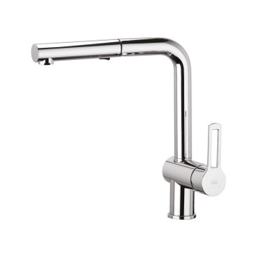 Paffoni - Μπαταρία νεροχύτη με ανασυρόμενο ψεκαστήρα RINGO 29,2 cm