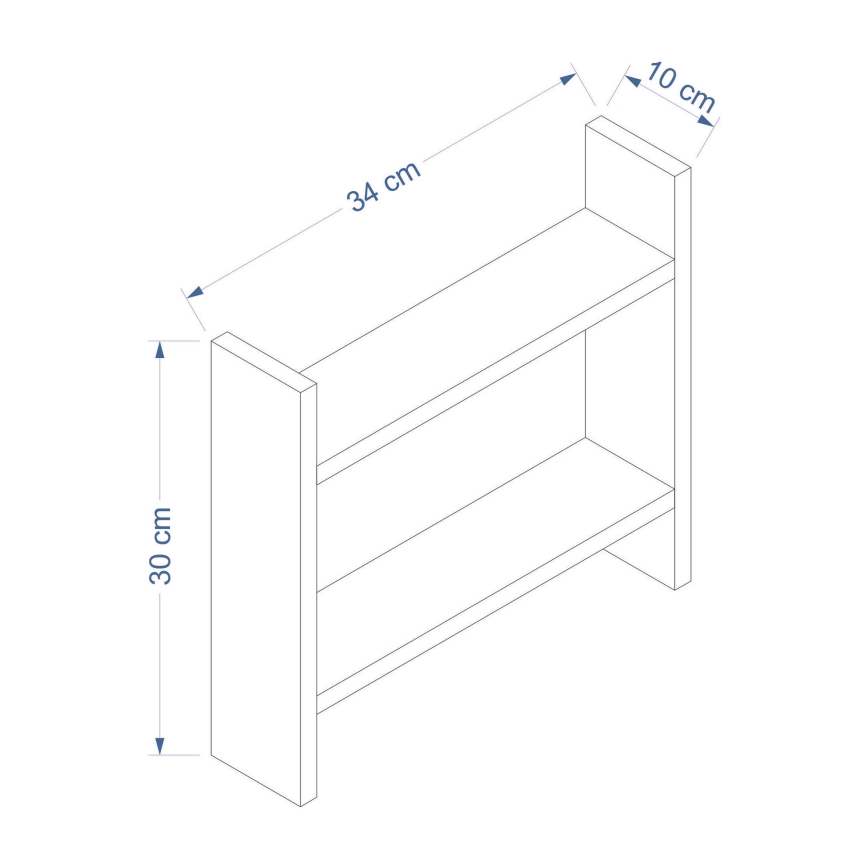 Ράφι KOREN καφέ