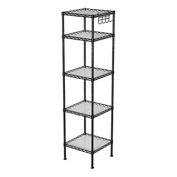 Ράφι METRO σε μαύρο χρώμα