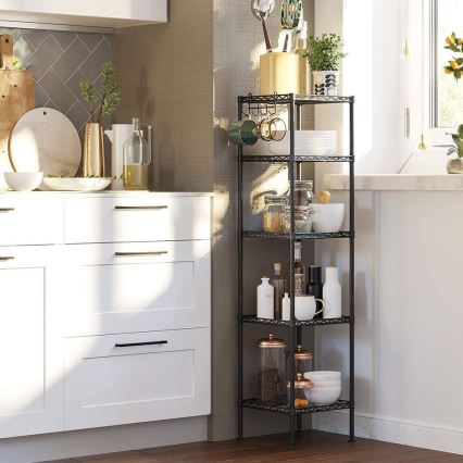 Ράφι METRO σε μαύρο χρώμα