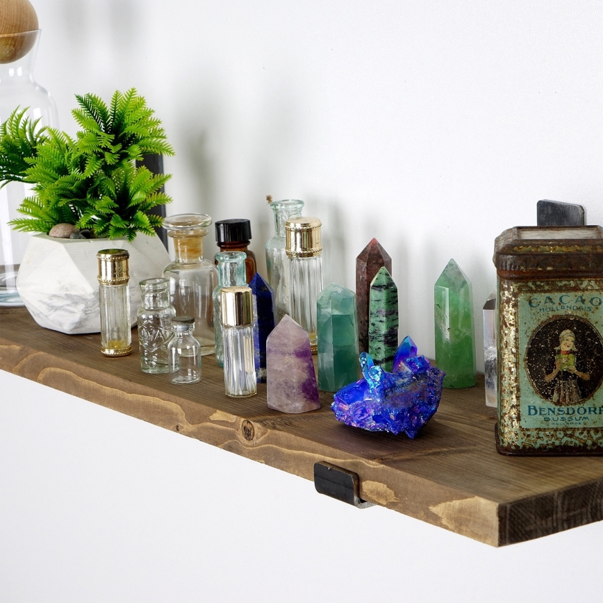 Ράφι τοίχου 16x60 cm έλατο