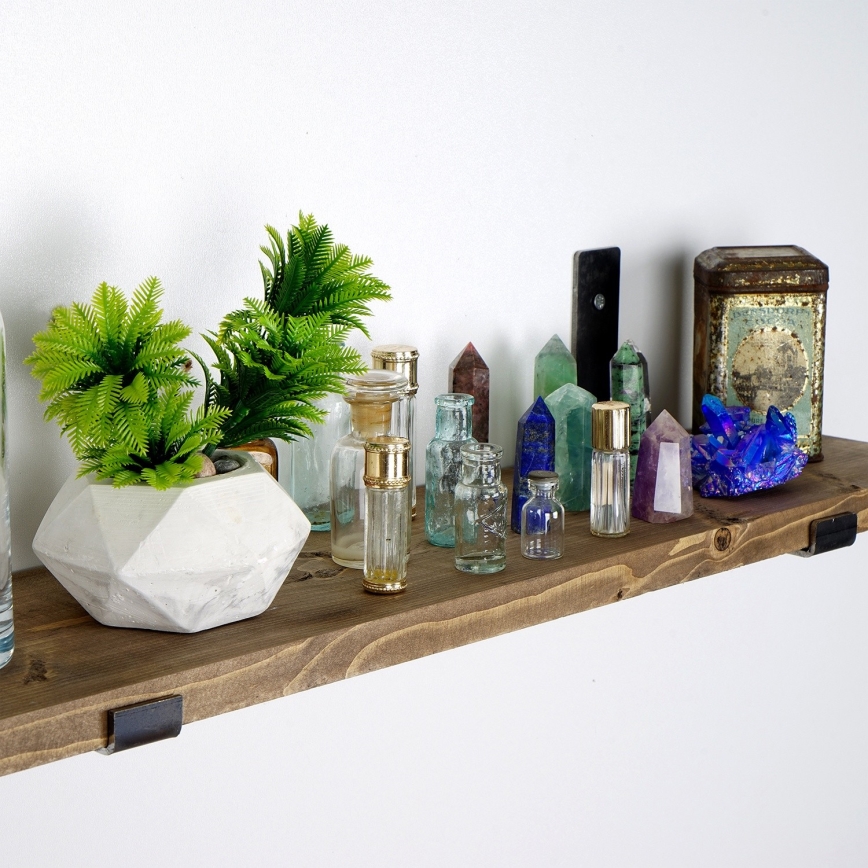 Ράφι τοίχου 16x60 cm έλατο