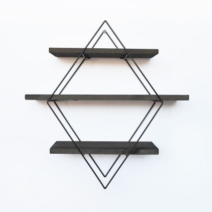 Ράφι τοίχου 60x60 cm έλατο