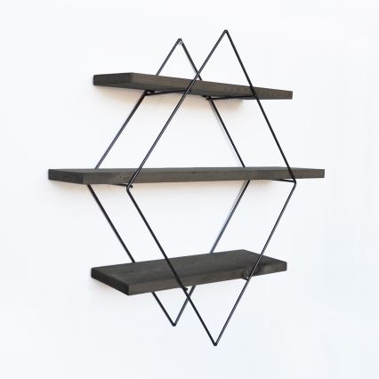 Ράφι τοίχου 60x60 cm έλατο