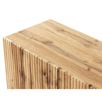 Ράφι τοίχου +καθρέφτης τοίχου WITH δρυς wotan