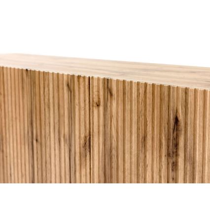 Ράφι τοίχου +καθρέφτης τοίχου WITH δρυς wotan