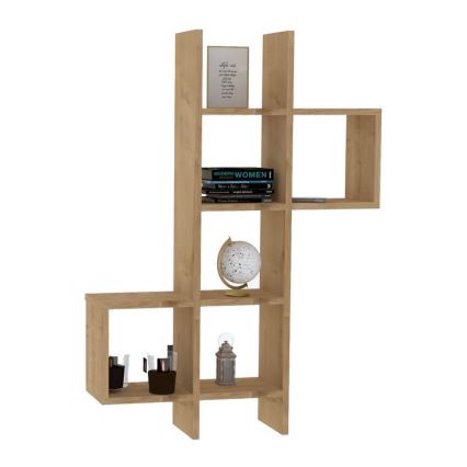 Ράφι τοίχου KENO 125x79 cm καφέ