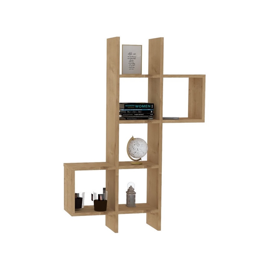 Ράφι τοίχου KENO 125x79 cm καφέ