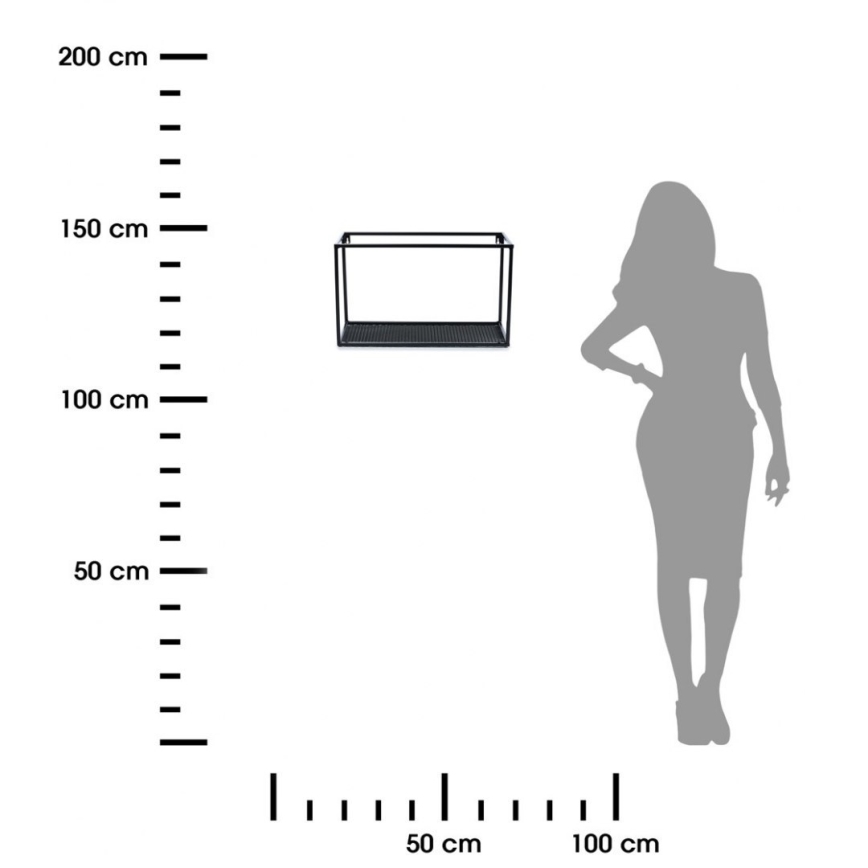 Ράφι τοίχου LOFT 30x50 εκ.