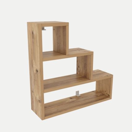 Ράφι τοίχου PIRAMIT 62x62 cm καφέ