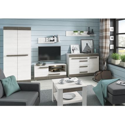 Ράφι τοίχου SARPA 23x92 cm λευκό