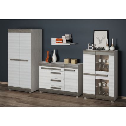 Ράφι τοίχου SARPA 23x92 cm λευκό