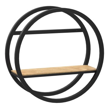 Ράφι τοίχου SHELF διάμετρος 39,5 cm δρυς