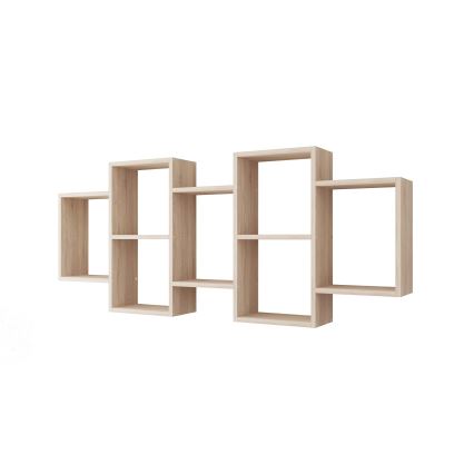 Ράφι τοίχου TRIO 65x161 cm sonoma δρυς