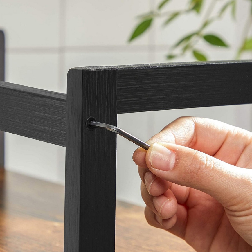 Ραφιέρα κουζίνας MARGE μαύρη