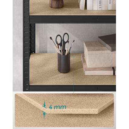 Ραφιέρα ORDIFY μαύρη