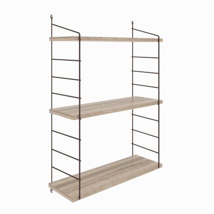 Ραφιέρα τοίχου ARMONI 85x72 cm καφέ