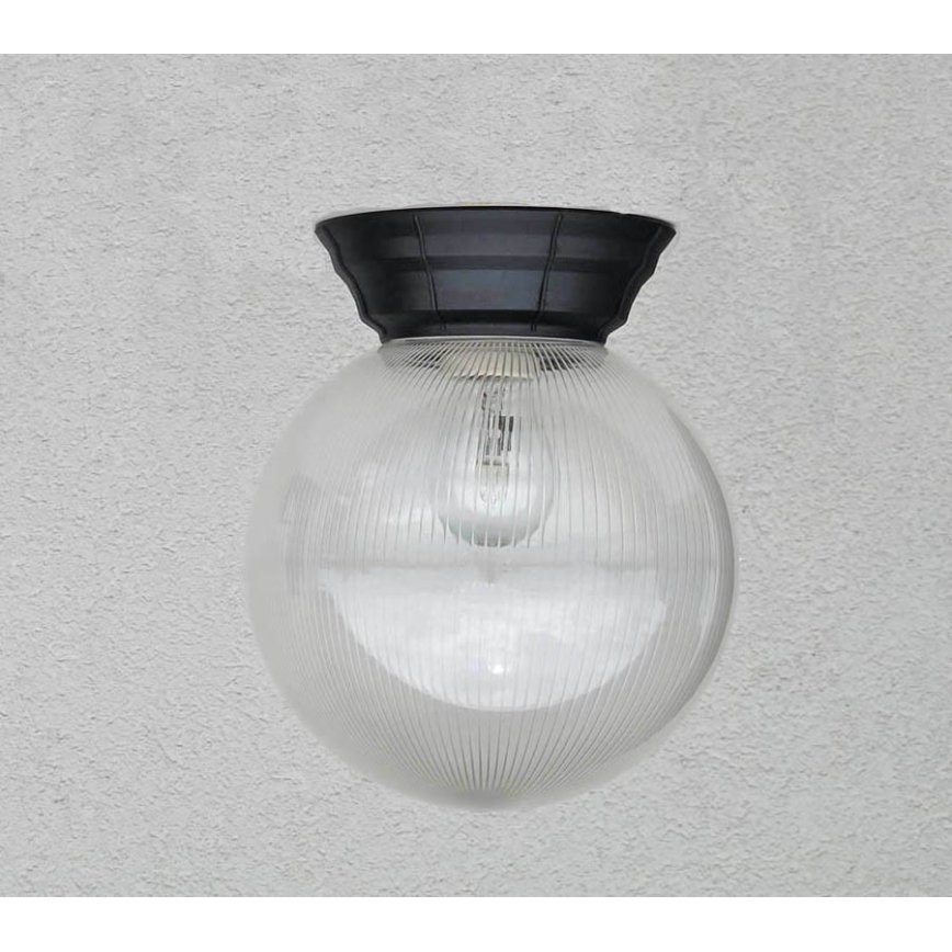 Φωτιστικό οροφής εξωτερικού χώρου NADIR 1xE27/15W/230V IP44 διαφανής