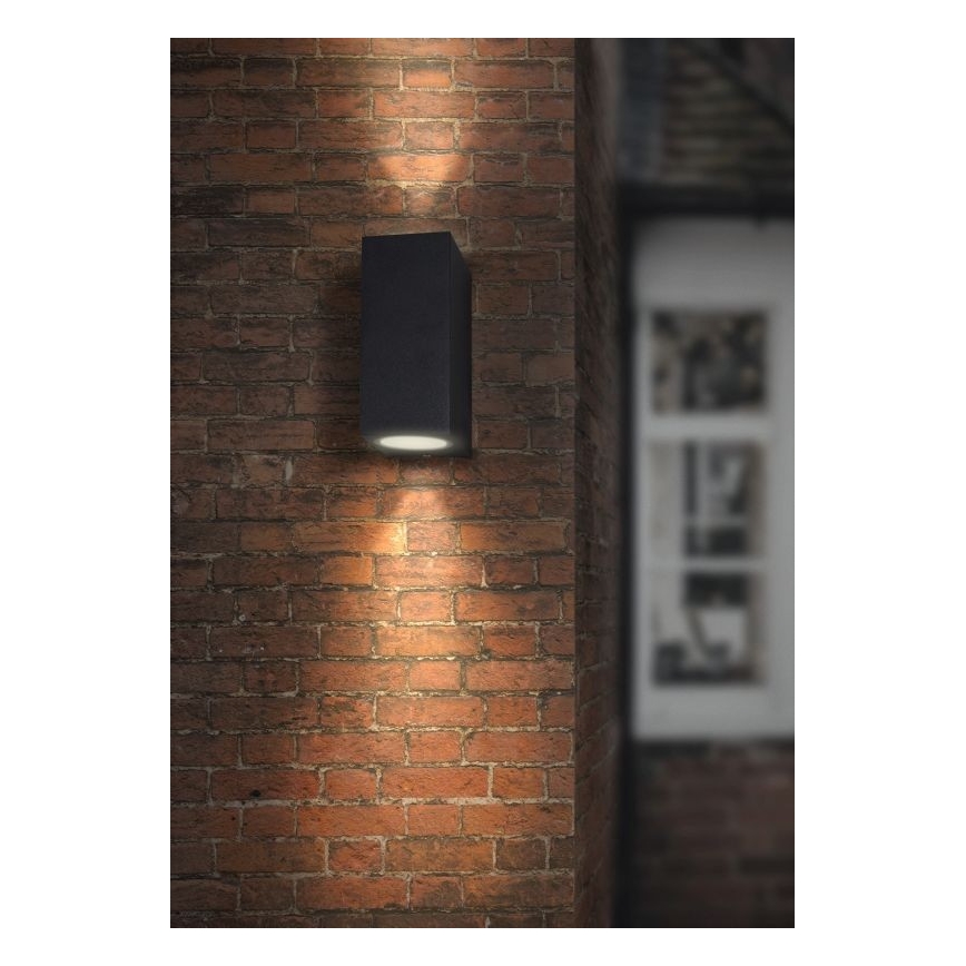 Φως τοίχου εξωτερικού χώρου HUGO 2xGU10/10W/230V IP44