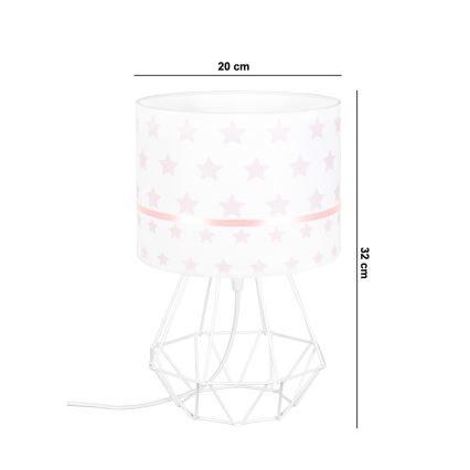 Παιδική λάμπα PIKKI 1xE27/60W/230V ροζ