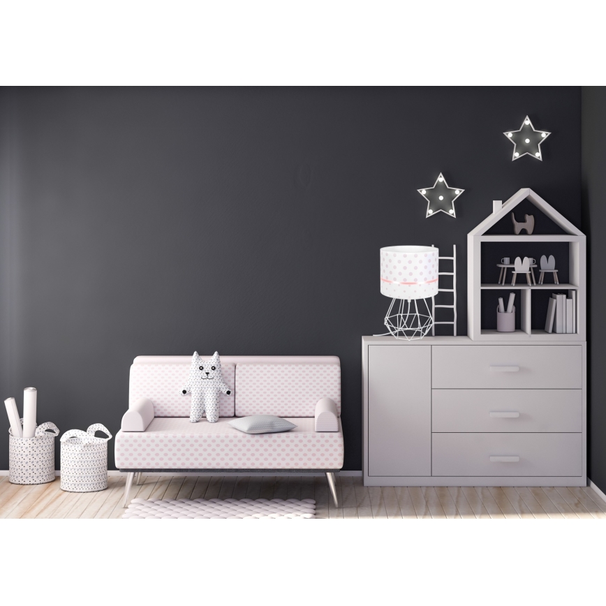 Παιδική λάμπα PIKKI 1xE27/60W/230V ροζ