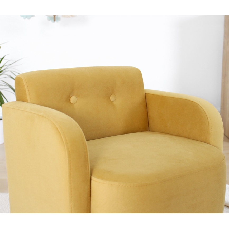 Παιδική πολυθρόνα DORY, κίτρινη