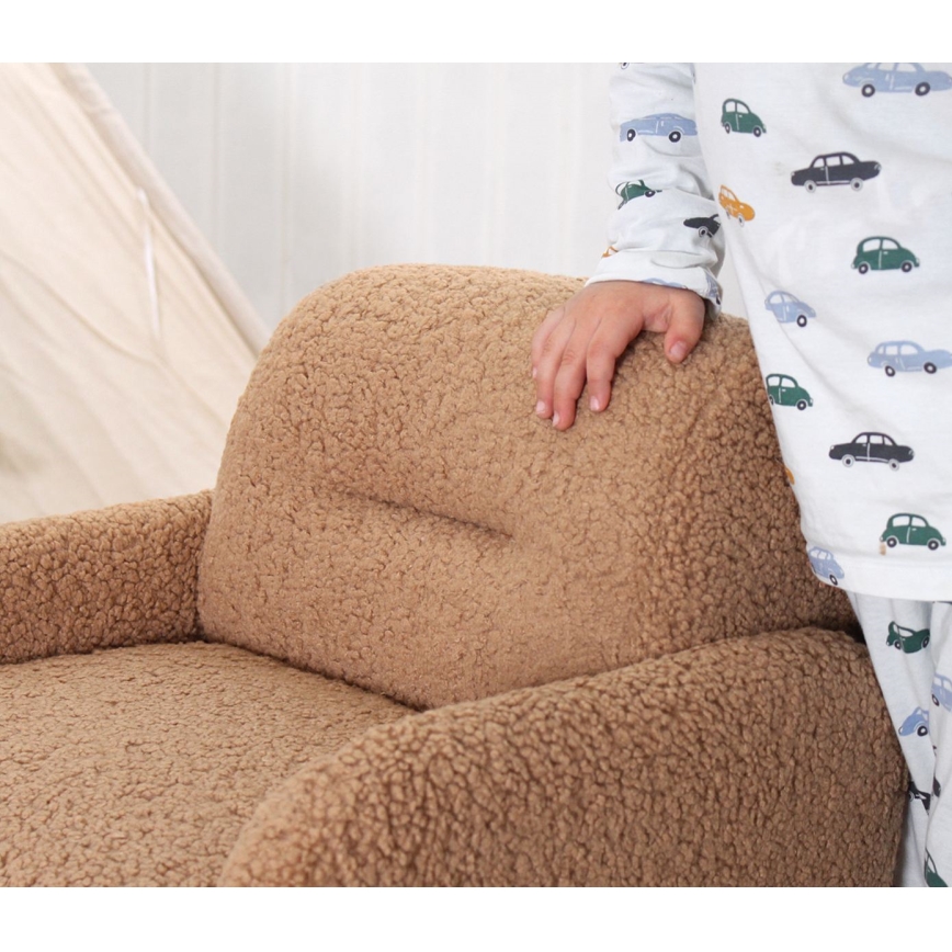 Παιδική πολυθρόνα LORY καφέ