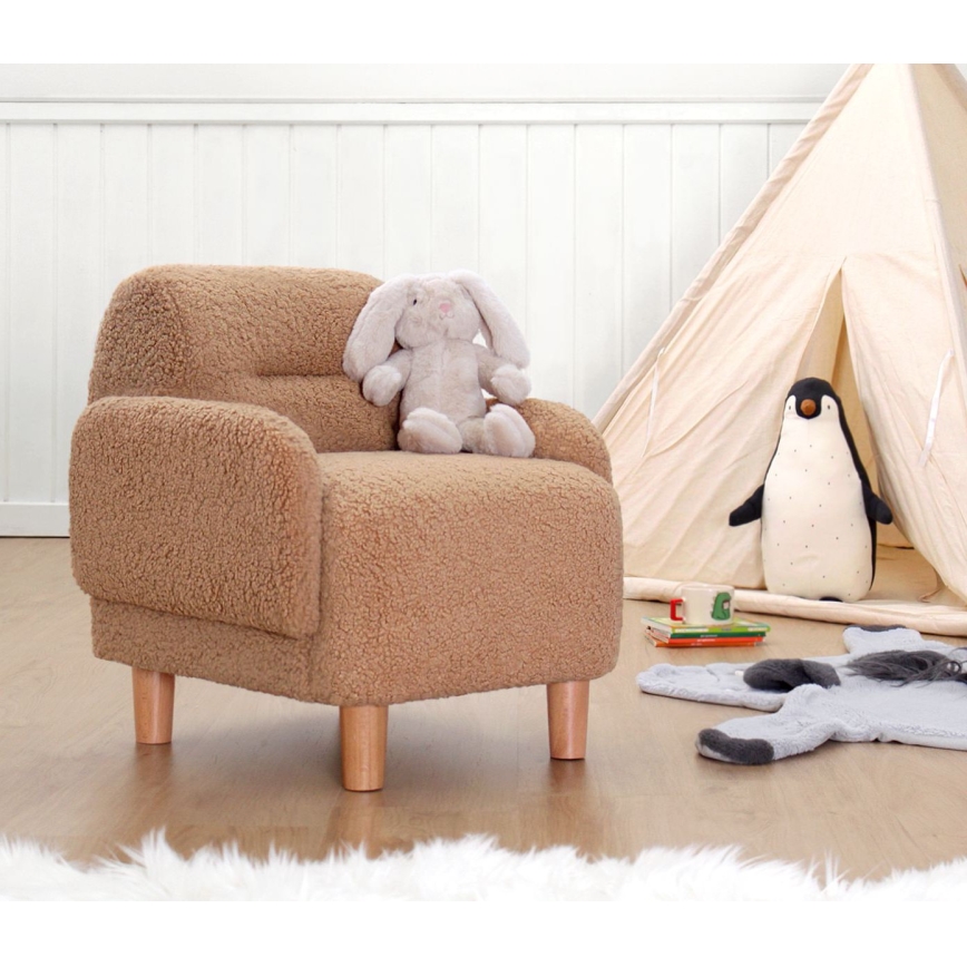 Παιδική πολυθρόνα LORY καφέ