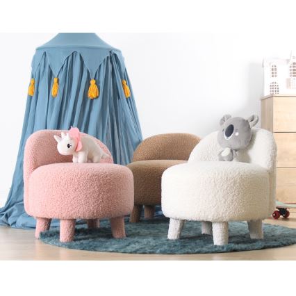 Παιδική πολυθρόνα PIXI Ø 46 εκ. καφέ