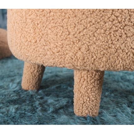 Παιδική πολυθρόνα PIXI Ø 46 εκ. καφέ