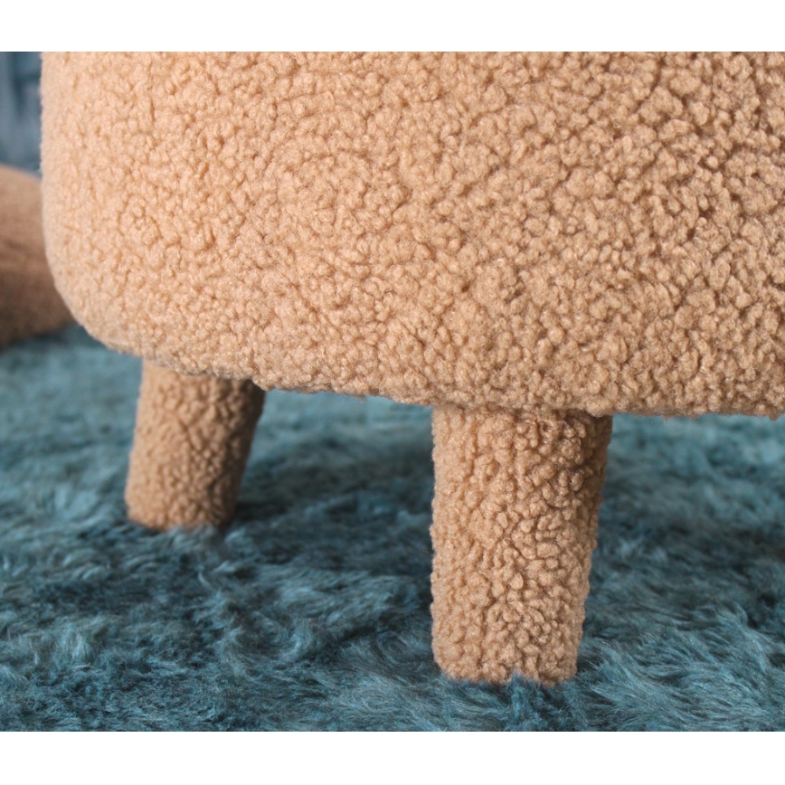 Παιδική πολυθρόνα PIXI Ø 46 εκ. καφέ