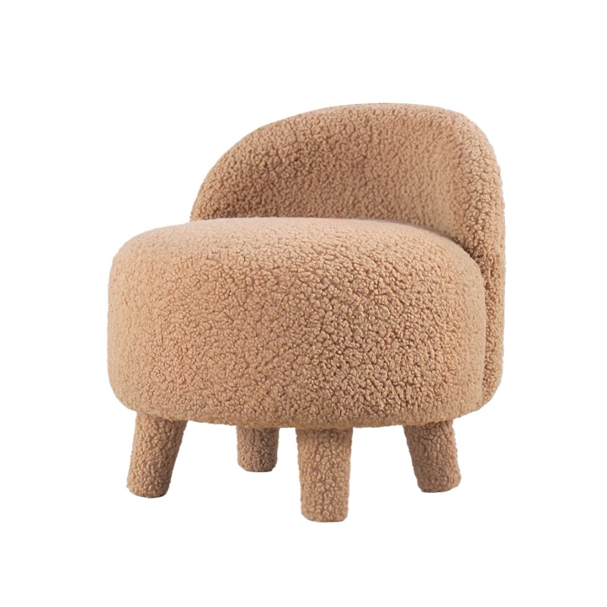 Παιδική πολυθρόνα PIXI Ø 46 εκ. καφέ