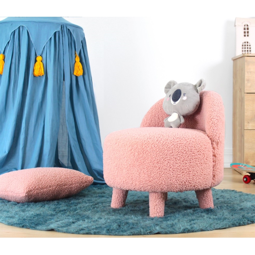 Παιδική πολυθρόνα PIXI, διάμετρος 46 cm, ροζ