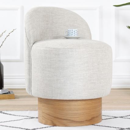 Παιδική πολυθρόνα RIKI 40x47 cm ανοιχτό γκρι