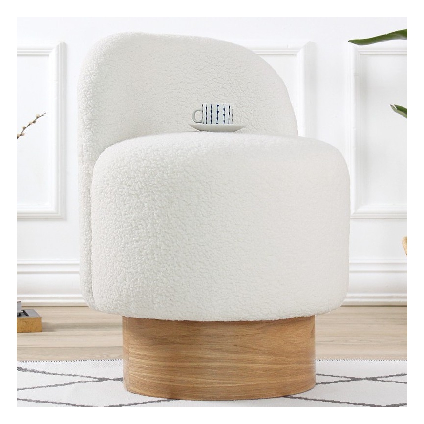 Παιδική πολυθρόνα RIKI 40x47 cm λευκή