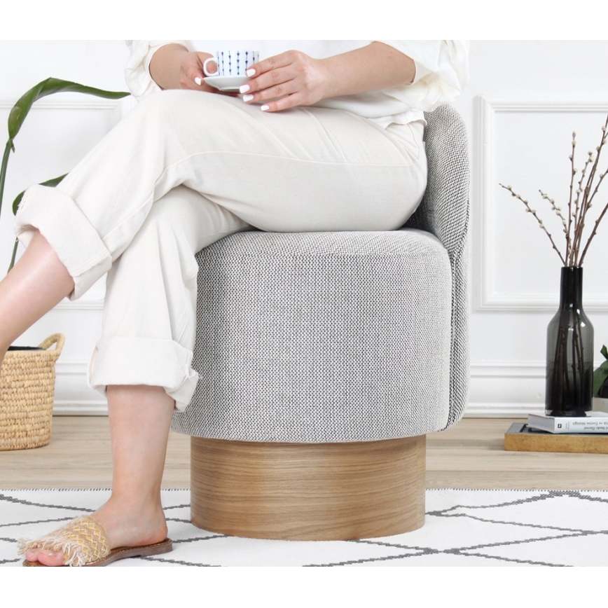 Παιδική πολυθρόνα RIKI 40x47 cm γκρι