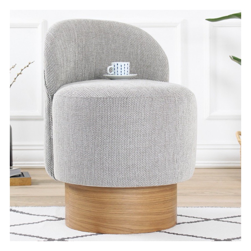 Παιδική πολυθρόνα RIKI 40x47 cm γκρι