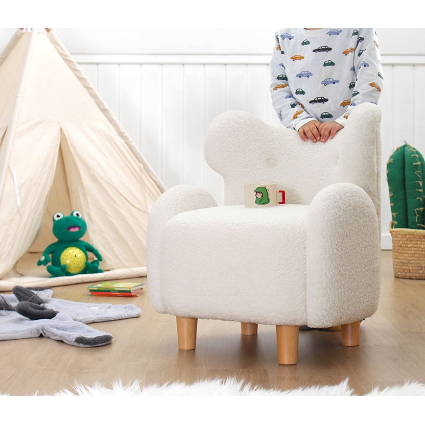 Παιδική πολυθρόνα TOBI λευκή