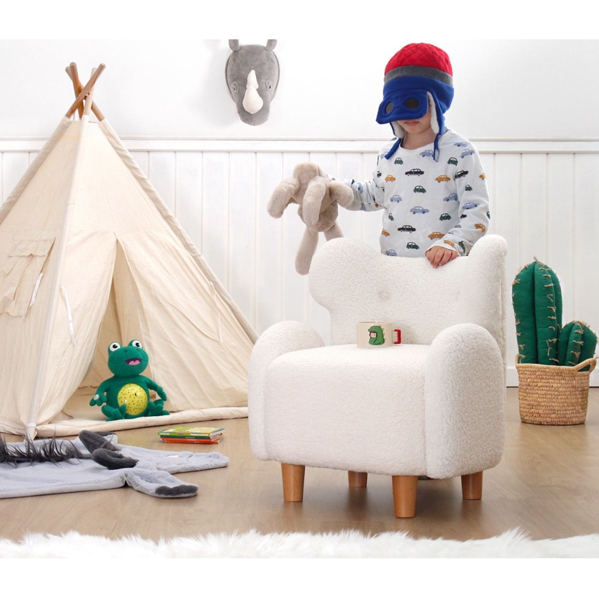 Παιδική πολυθρόνα TOBI λευκή