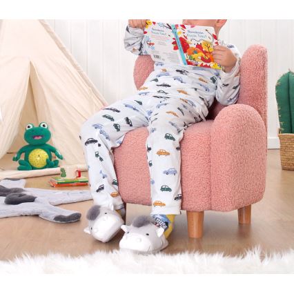 Παιδική πολυθρόνα TOBI ροζ