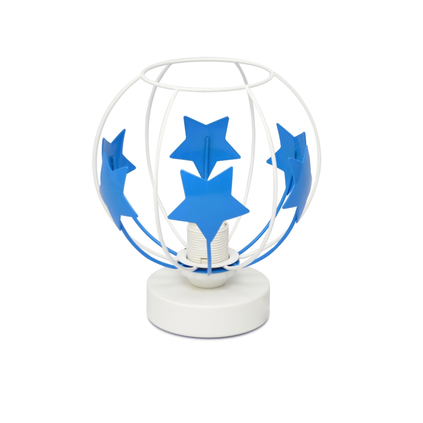 Παιδική επιτραπέζια λάμπα STARS 1xE27/15W/230V μπλε/λευκό