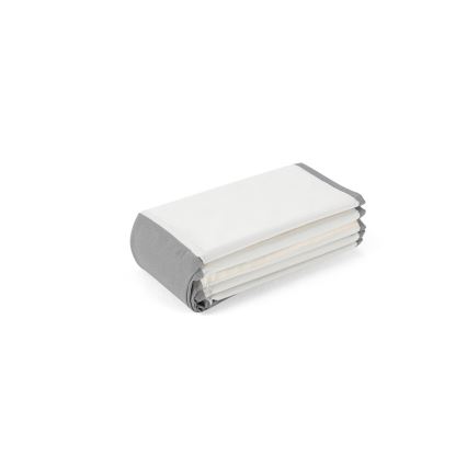 Παιδική ξηρή πισίνα με μπάλες, διάμετρος 80 εκ., λευκό/γκρι