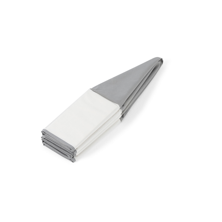 Παιδική ξηρή πισίνα με μπάλες, διάμετρος 80 εκ., λευκό/γκρι